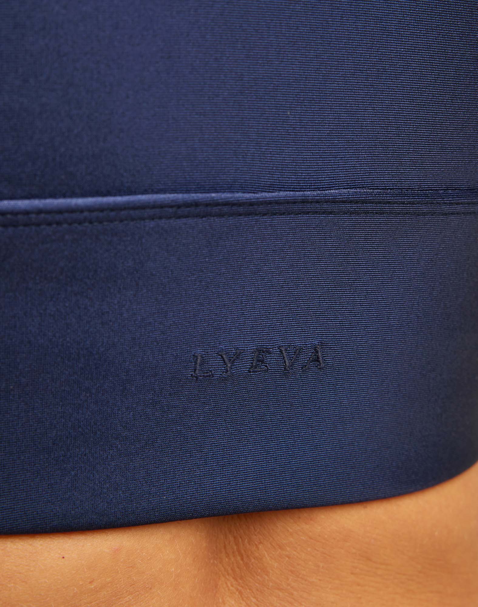 Brassière crop oilblue