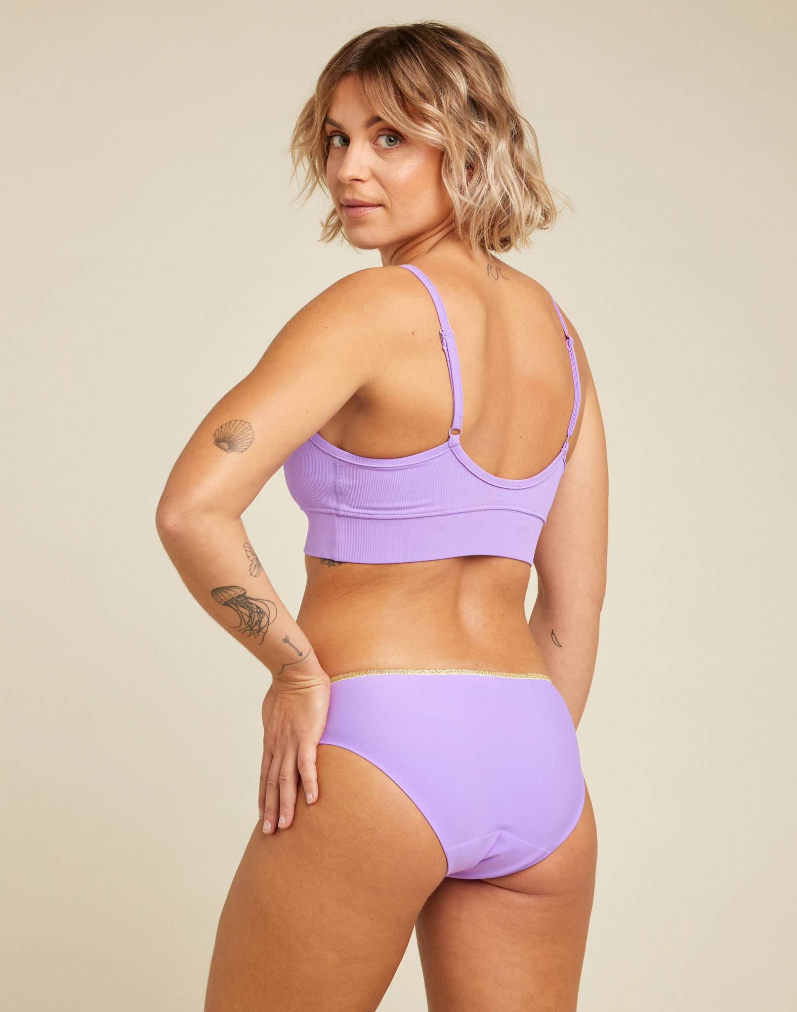 PERIOD PANTIE SEAMLESS HIGHPURPLE