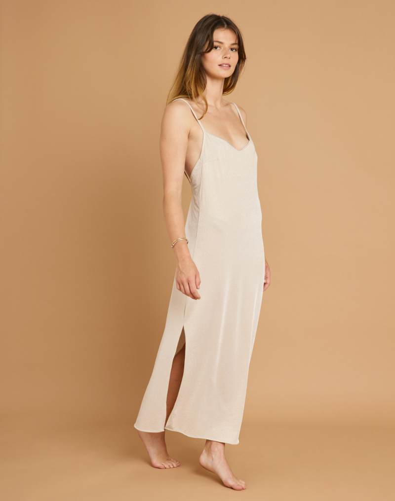 Women's dress NUISETTE GOLDWHITE