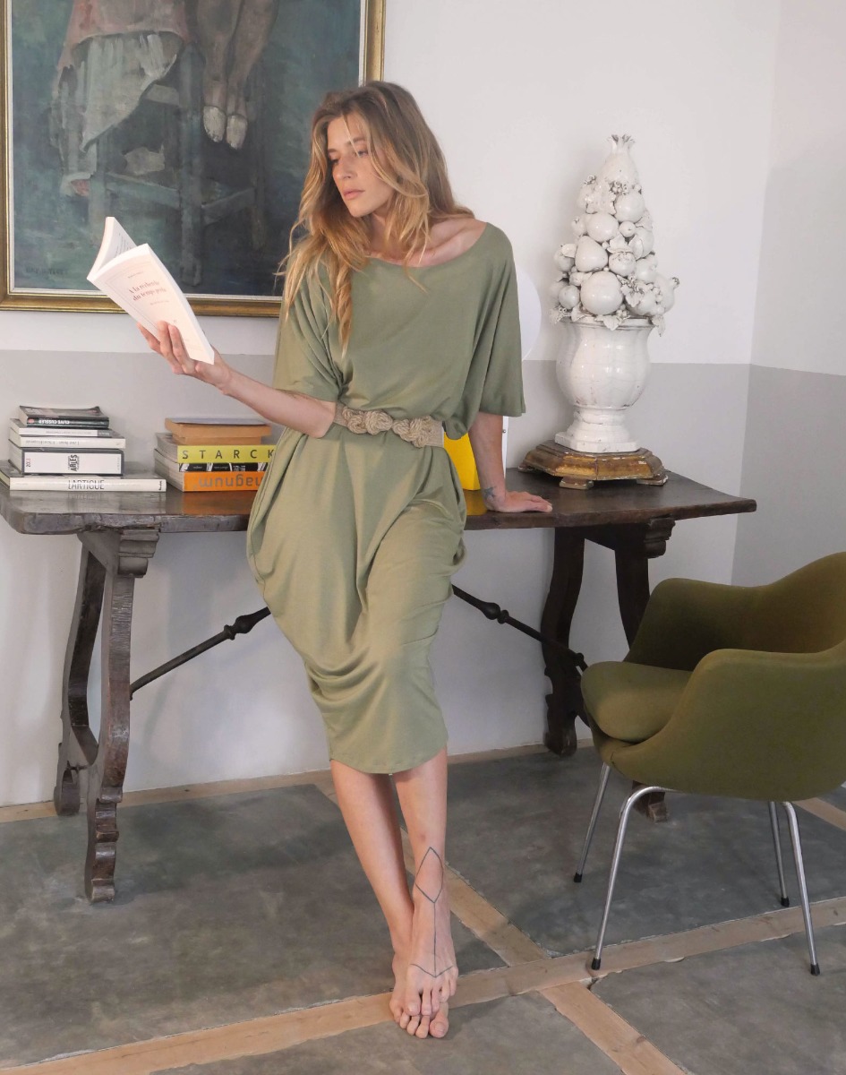 Robe femme kaki best sale