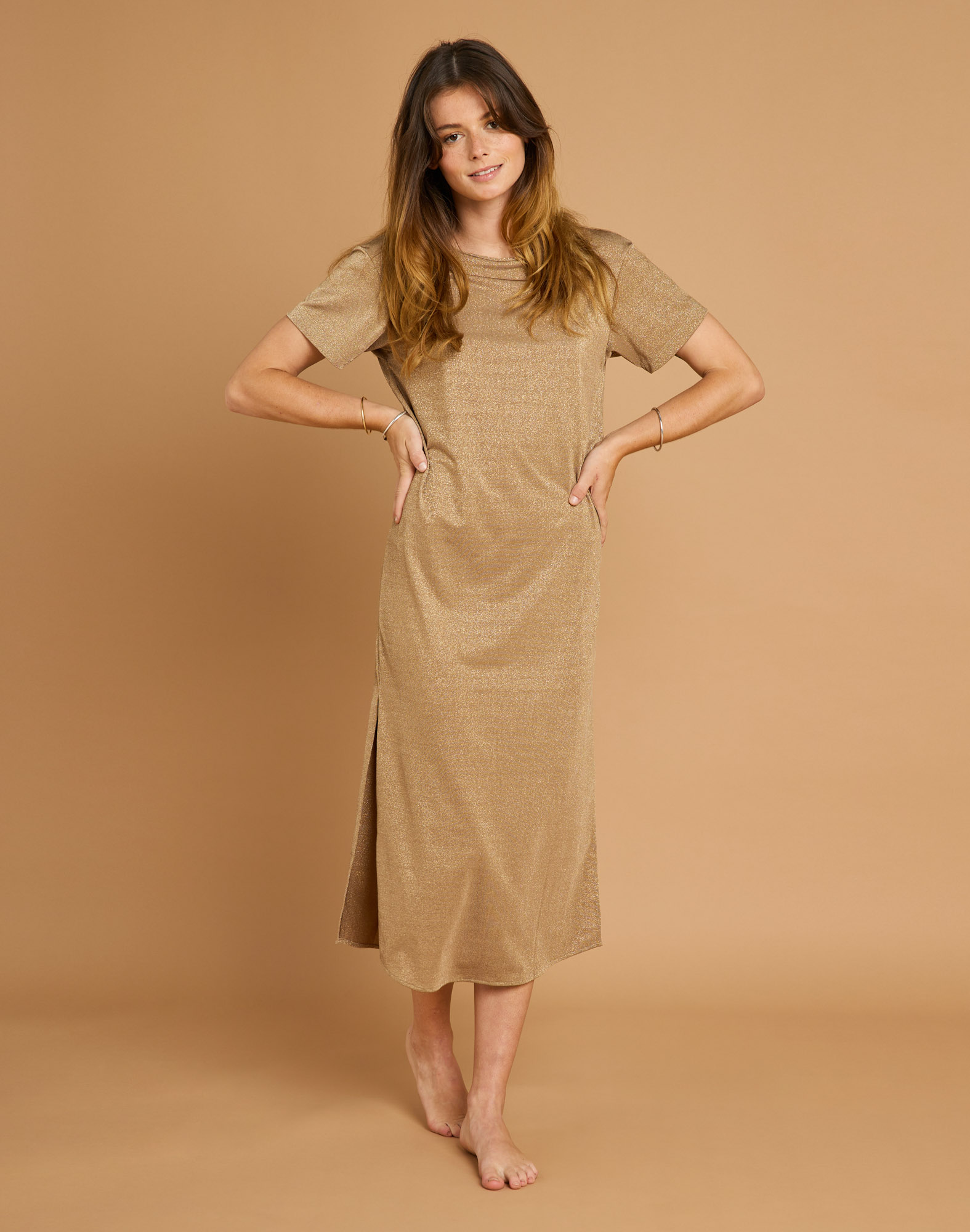 Robe femme ROBE SHINYBROWN