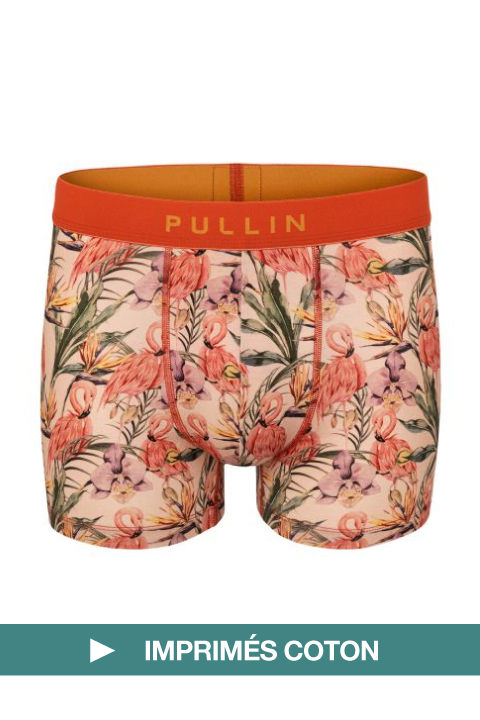 Les boxers imprimés coton organique