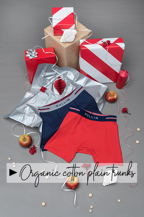 Organic cotton plain trunks
